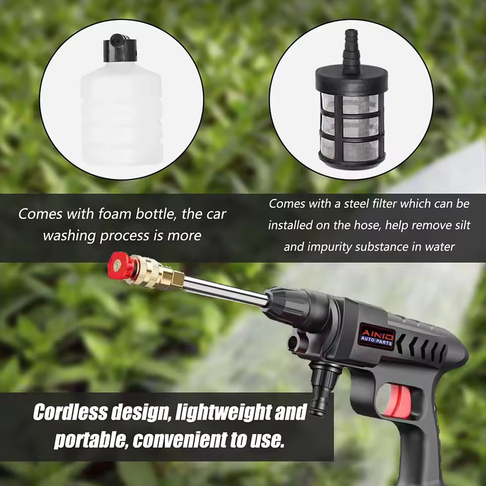 Rechargeable Washing Wireless High Pressure Washer